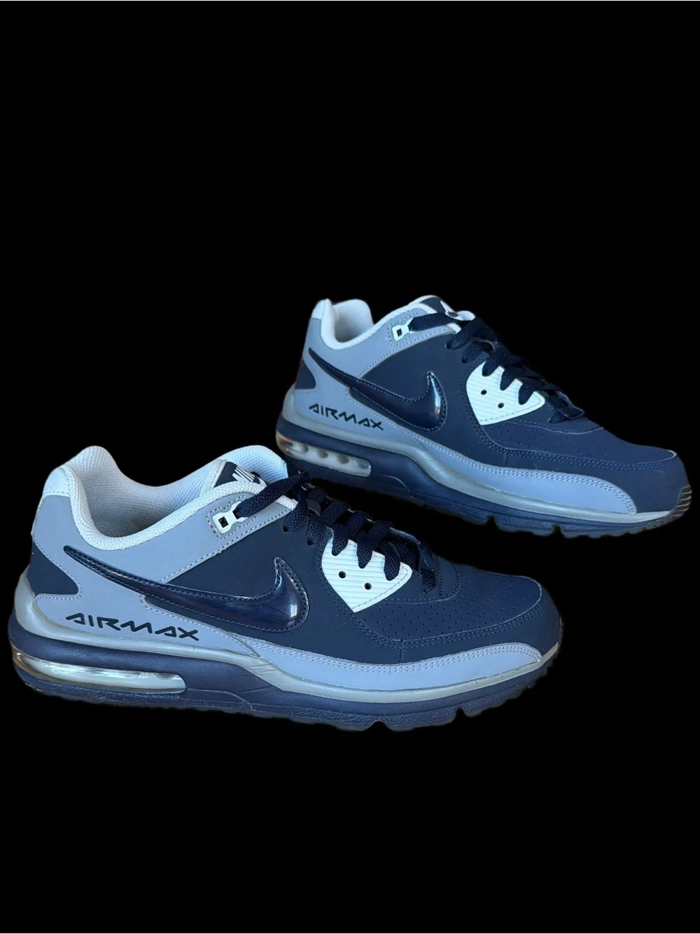 Nike Air Max LTD 3 Men's Navy and Grey Sneakers Men’s size 11 EUC